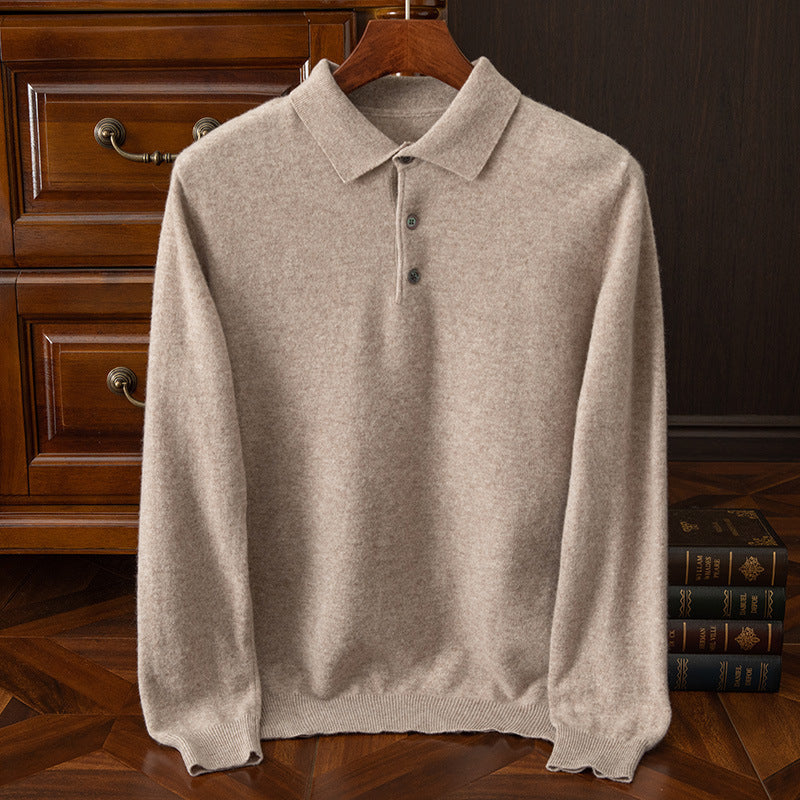 Aurelton™ Classic Wool Polo Sweater