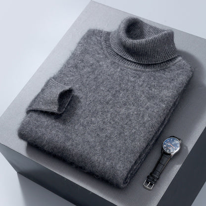 Men's High-neck Cashmere Sweater