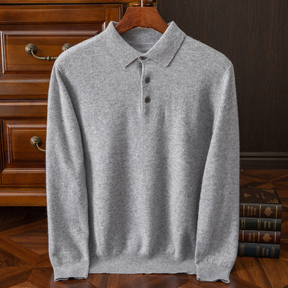 Aurelton™ Classic Wool Polo Sweater