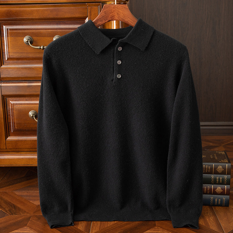 Aurelton™ Classic Wool Polo Sweater