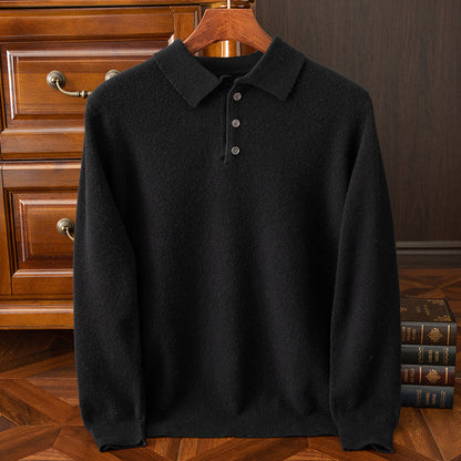 Aurelton™ Classic Wool Polo Sweater