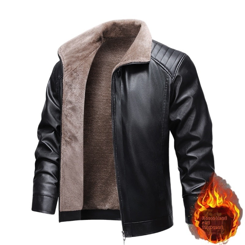 Aurelton™ FurShield Leather Jacket