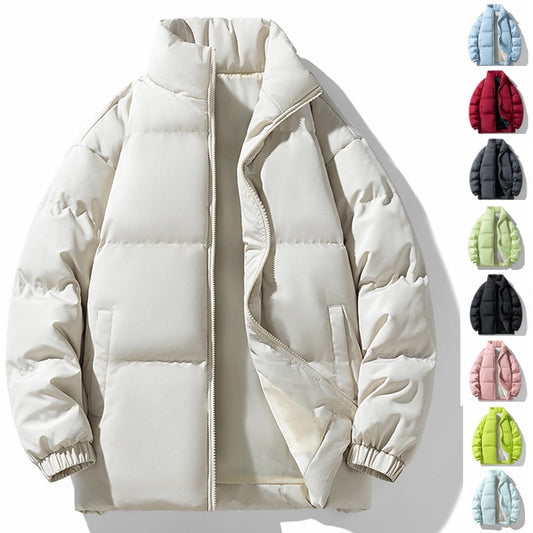 Men's Stand-up Collar Cotton-padded Coat Thickened Warm-keeping And Cold-proof