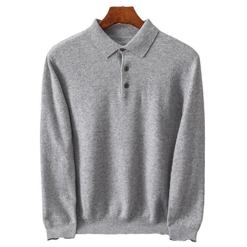 Aurelton™ Classic Wool Polo Sweater