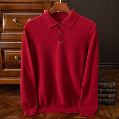 Aurelton™ Classic Wool Polo Sweater