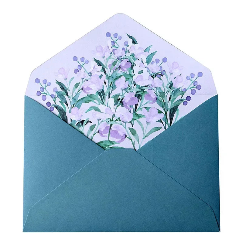 Heartwarming Floral Envelopes