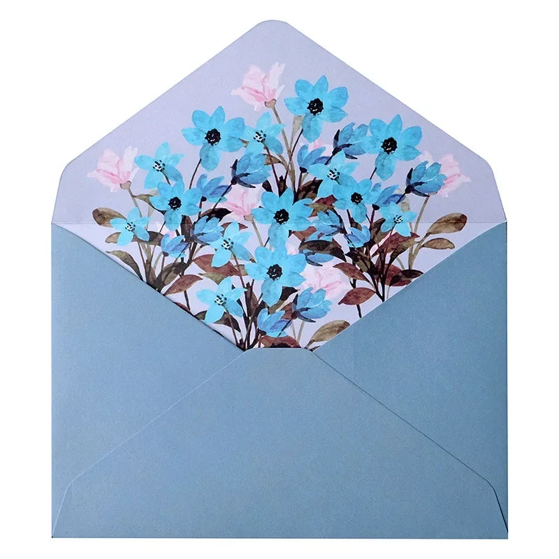 Heartwarming Floral Envelopes