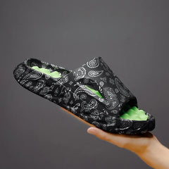 Men's Paisley Cloud Slides