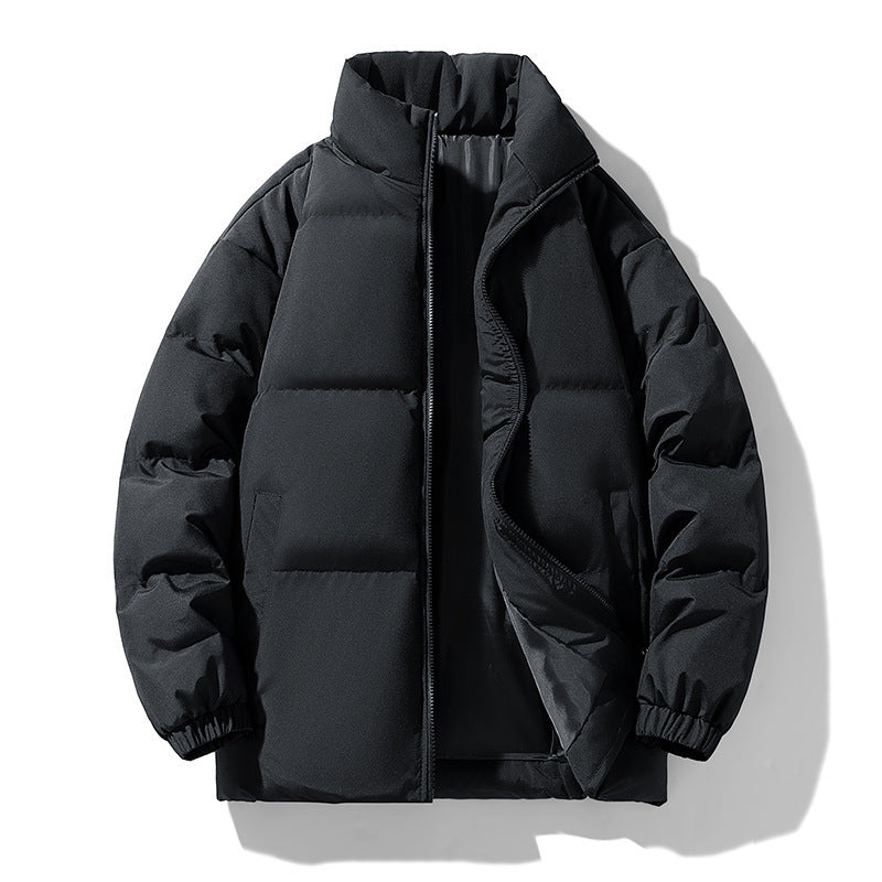 Men's Stand-up Collar Cotton-padded Coat Thickened Warm-keeping And Cold-proof