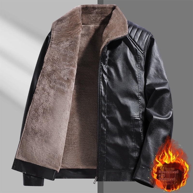 Aurelton™ FurShield Leather Jacket