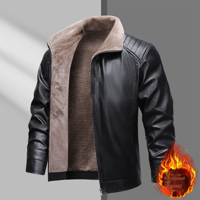 Aurelton™ FurShield Leather Jacket