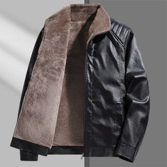 Aurelton™ FurShield Leather Jacket