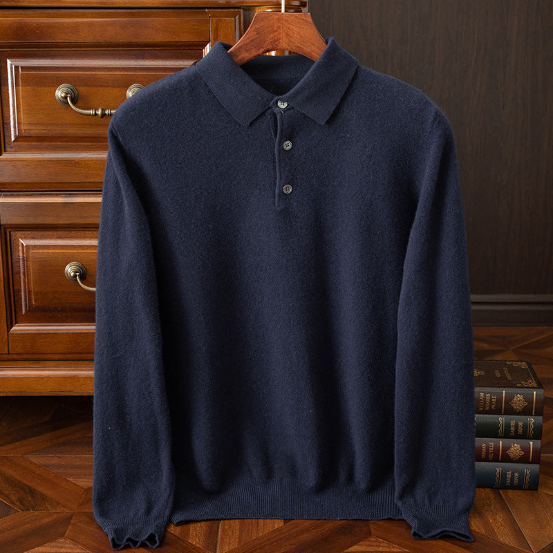 Aurelton™ Classic Wool Polo Sweater
