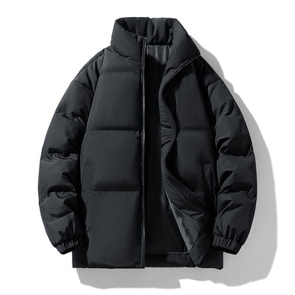 Men's Stand-up Collar Cotton-padded Coat Thickened Warm-keeping And Cold-proof